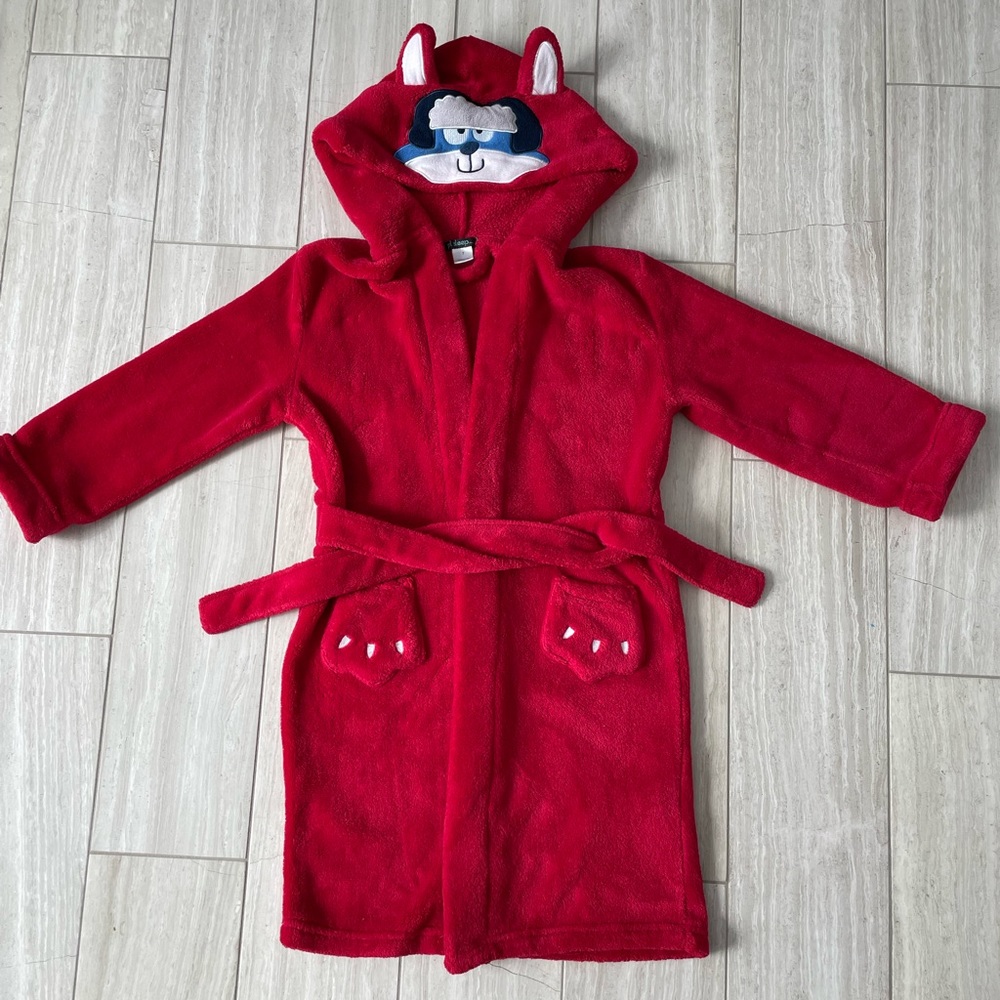 PL sleep Red Dog robe, size 7